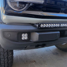 Squadron Pro Fog Pocket Light Kit - Ford 2019-On Ranger; 2021-On Bronco NOTE: w/ OEM Plastic Bumper/Capable Bumper