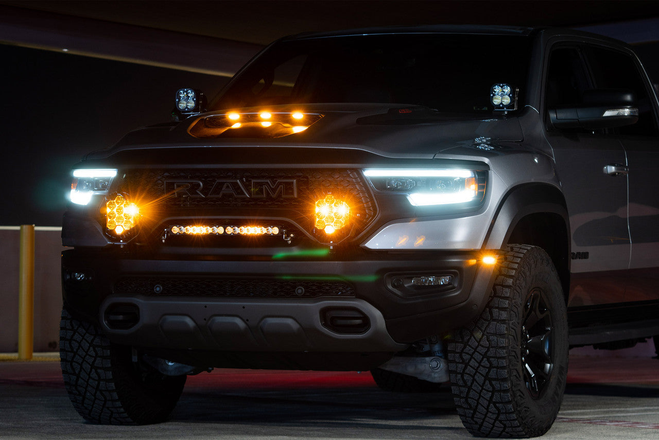 RAM S8 20 Inch Grille Light Kit - RAM 2019-24 1500 Rebel; 2021-24 1500 TRX