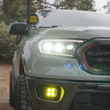 Squadron SAE Fog Pocket Light Kit - Ford 2019-On Ranger; 2021-On Bronco NOTE: w/ OEM Plastic Bumper/Capable Bumper