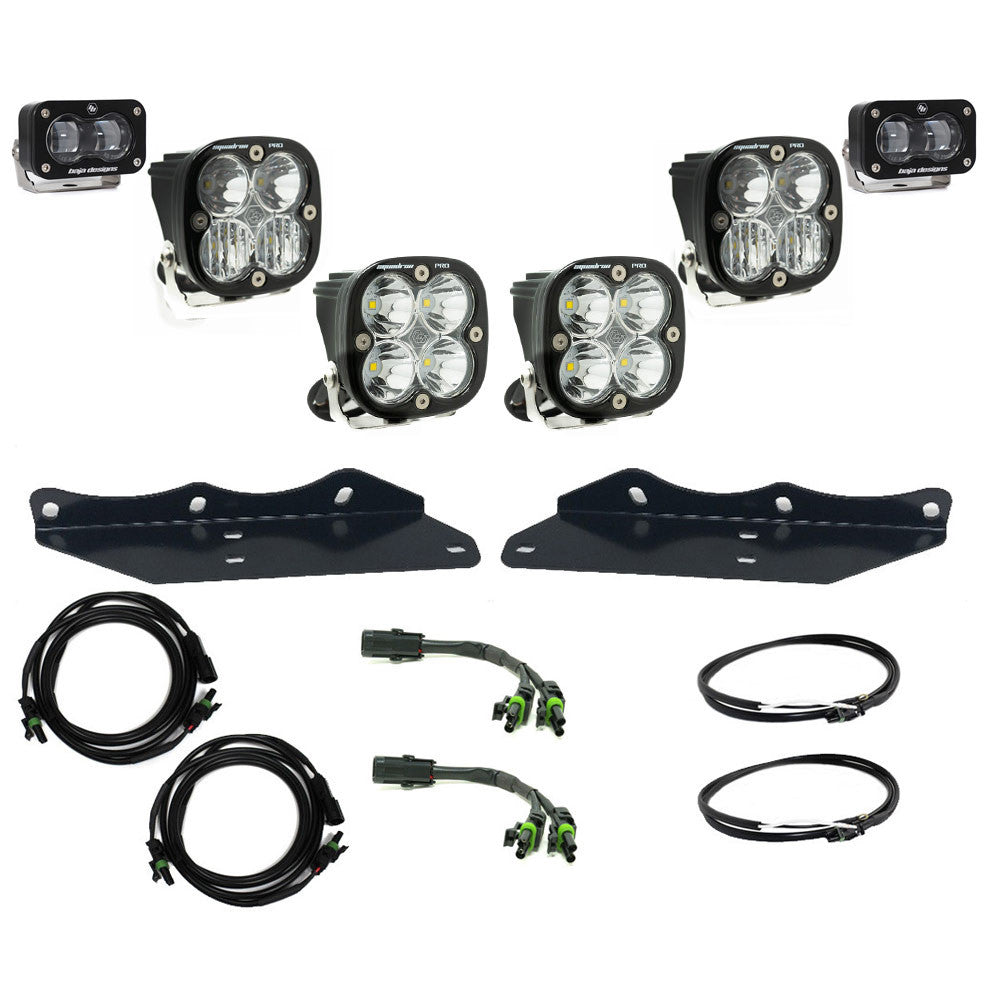Ford Raptor (17-20) Fog Pocket Kit S2 SAE Baja Amber Pro Baja Designs