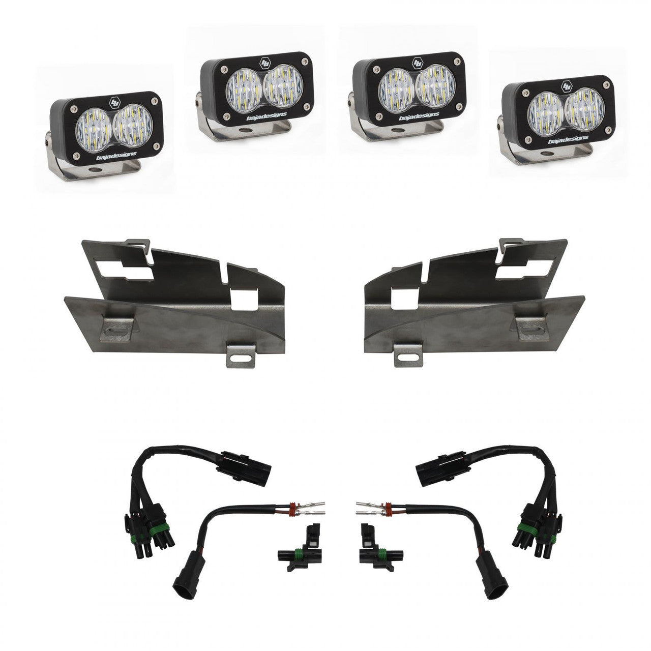 RAM S2 Sport Dual Fog Pocket Light Kit - RAM 2019-24 1500 Rebel; 2021-24 1500 TRX